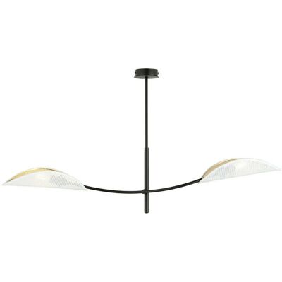 Emibig Lighting Emibig Lotus Schwarze Mehrarm Halbe Deckenleuchte - Deckenleuchte Emibig Lighting Emibig Lotus Schwarze Mehrarm Halbe Deckenleuchte - Deckenleuchte