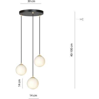 Emibig Royal 1243/3 Lampa wisząca - Nowoczesny Minimalistyczny Design Emibig Royal 1243/3 Lampa wisząca - Nowoczesny Minimalistyczny Design