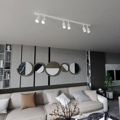 EMIBIG Wit 6-Spots LED Plafondlamp EMIBIG Wit 6-Spots LED Plafondlamp