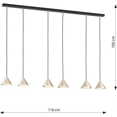 EMIBIG Elit 6 Lampen Hanglamp - Modern Ontwerp EMIBIG Elit 6 Lampen Hanglamp - Modern Ontwerp