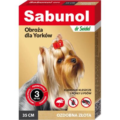 Dr Seidel - Obroża ozdobna złota 35 cm - Gold - 35 cm - Collar Dr Seidel - Obroża ozdobna złota 35 cm - Gold - 35 cm - Collar