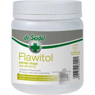 Seidel Flawitol - Kiegészítő idős kutyáknak glukozaminnal és kondroitinnal - 400 g Seidel Flawitol - Kiegészítő idős kutyáknak glukozaminnal és kondroitinnal - 400 g