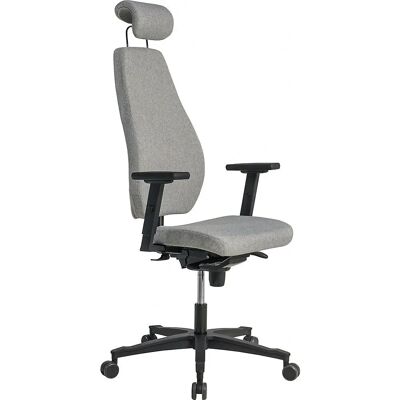 Silla de oficina Kaiserkraft - Mec. sincronización, reposacabezas y brazos Silla de oficina Kaiserkraft - Mec. sincronización, reposacabezas y brazos