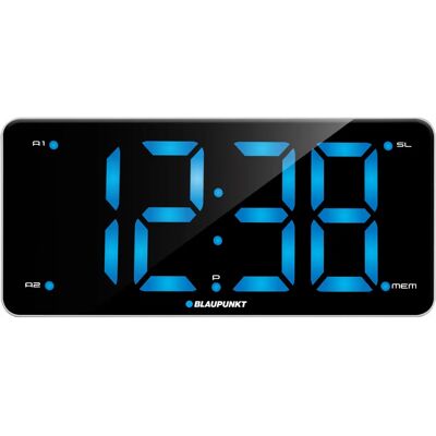 Réveil Blaupunkt CR15WH - Radio FM, Double Alarme, USB - Publicité Réveil Blaupunkt CR15WH - Radio FM, Double Alarme, USB - Publicité