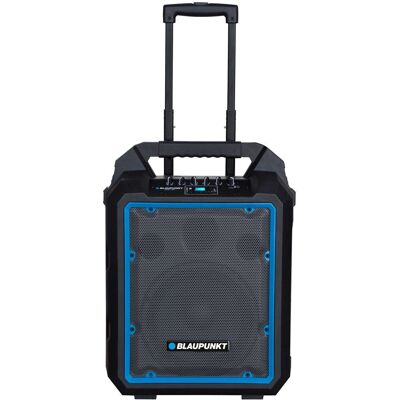 Blaupunkt MB10 hordozható Bluetooth hangszóró - 600W, Fekete, Kék - Háztartási audio rendszer Blaupunkt MB10 hordozható Bluetooth hangszóró - 600W, Fekete, Kék - Háztartási audio rendszer