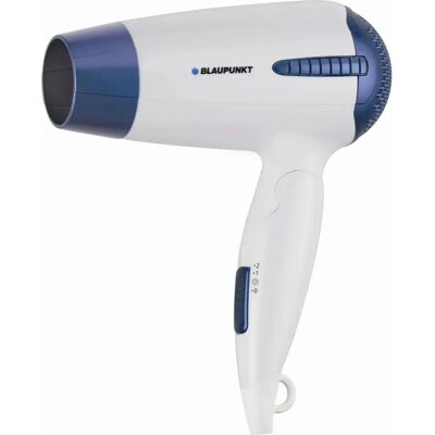 Sèche-cheveux Blaupunkt HDD301BL - Voyage, 1200W, Pliant, Bleu/Blanc - Publicité Sèche-cheveux Blaupunkt HDD301BL - Voyage, 1200W, Pliant, Bleu/Blanc - Publicité