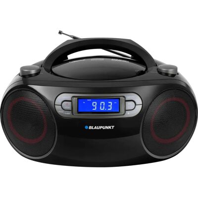 Blaupunkt BB18BK Tragbarer CD-Player - FM/MP3/USB/AUX - Schwarz Blaupunkt BB18BK Tragbarer CD-Player - FM/MP3/USB/AUX - Schwarz