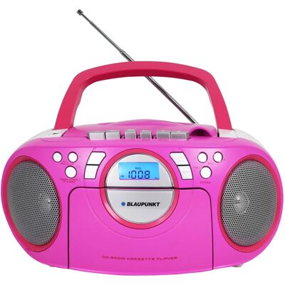 Blaupunkt BB16PK Pink Tragbarer CD-Player Blaupunkt BB16PK Pink Tragbarer CD-Player