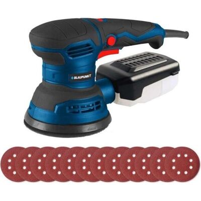 Blaupunkt OS5010 - Ponceuse orbitale - 300 W, Ø 125 mm, Bleu - Publicité Blaupunkt OS5010 - Ponceuse orbitale - 300 W, Ø 125 mm, Bleu - Publicité