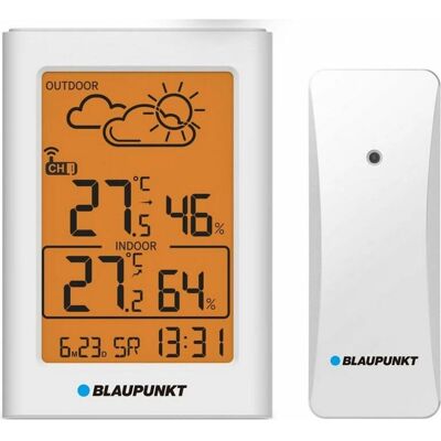 Blaupunkt WS15WH Wetterstation - Präzise, Drahtlos, Innen & Außen Blaupunkt WS15WH Wetterstation - Präzise, Drahtlos, Innen & Außen
