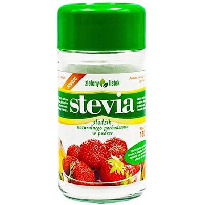 Słodzik Stevia Green Leaf - Niski indeks glikemiczny, 150g Słodzik Stevia Green Leaf - Niski indeks glikemiczny, 150g