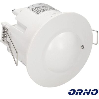 Sensor de movimiento Orno - 360° 1200W Blanco - Montaje en techo Sensor de movimiento Orno - 360° 1200W Blanco - Montaje en techo