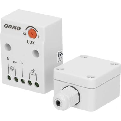 Orno Dämmerungssensor - Externe Sonde, IP65, 2300W, 2-100 Lux, Lichtstärke Orno Dämmerungssensor - Externe Sonde, IP65, 2300W, 2-100 Lux, Lichtstärke