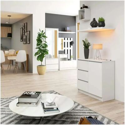 Höffner Sideboard Kubra - Praktische Kommode mit 3 Schubladen Höffner Sideboard Kubra - Praktische Kommode mit 3 Schubladen