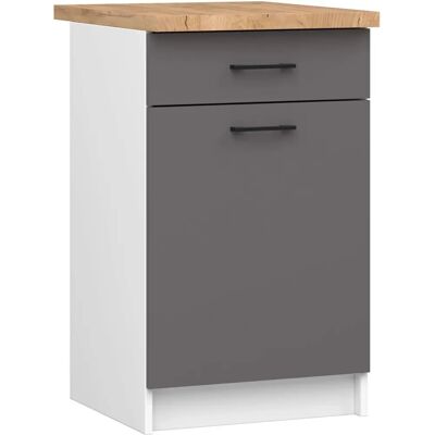 Szafka kuchenna Akord S50 - Szary Grafit - 50cm Szafka kuchenna Akord S50 - Szary Grafit - 50cm