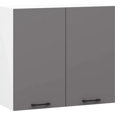 Armoire Murale Blanche Oliwia 80cm - Rangement Cuisine - Publicité Armoire Murale Blanche Oliwia 80cm - Rangement Cuisine - Publicité