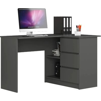 Najkoberce B16 CLP - gris - bois/métal - Bureau - Publicité Najkoberce B16 CLP - gris - bois/métal - Bureau - Publicité