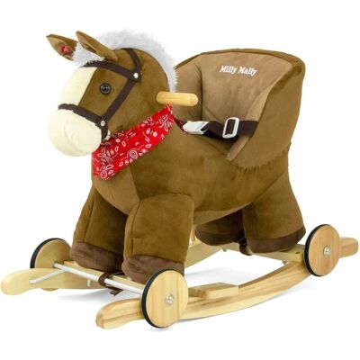 Milly Mally Polly Cheval à Bascule Marron Foncé - Publicité Milly Mally Polly Cheval à Bascule Marron Foncé - Publicité