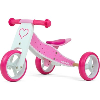 Milly Mally JAKE Hearts 2-en-1 Vélo d'équilibre - Vélo d'équilibre - Publicité Milly Mally JAKE Hearts 2-en-1 Vélo d'équilibre - Vélo d'équilibre - Publicité