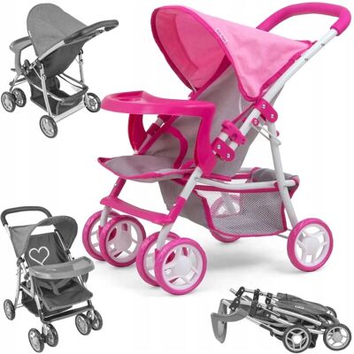 Milly Mally Kate Prestige Pink Puppenwagen - Puppenwagen Milly Mally Kate Prestige Pink Puppenwagen - Puppenwagen