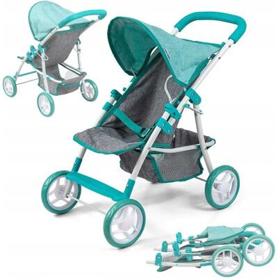 Poussette pour poupée Milly Mally Natalie Prestige Mint - Poussette à poupée - Publicité Poussette pour poupée Milly Mally Natalie Prestige Mint - Poussette à poupée - Publicité