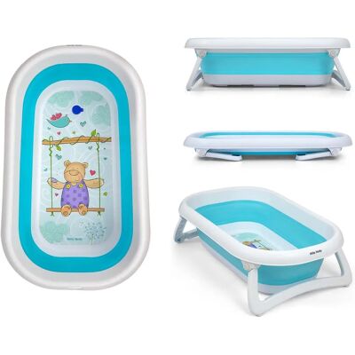 Milly Mally Babybadewanne - Blau, klappbar Milly Mally Babybadewanne - Blau, klappbar
