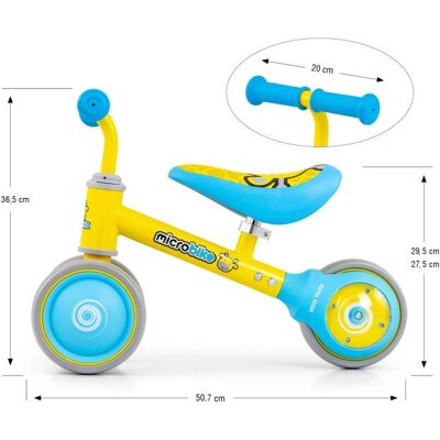 Milly Mally Micro Plus Giraffe - Vélo - Publicité Milly Mally Micro Plus Giraffe - Vélo - Publicité