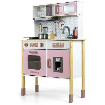Milly Mally Bjorn Rosa Holzküche - Küchen Set Milly Mally Bjorn Rosa Holzküche - Küchen Set