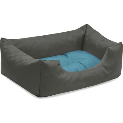 BedDog MIMI Hundebett - Blau-ROCK (grau/blå) S BedDog MIMI Hundebett - Blau-ROCK (grau/blå) S