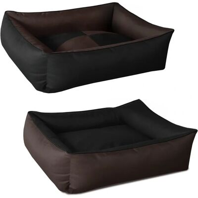 BedDog Marke Model Max Quattro 4-in-1 Hundebett - Schwarz/Braun - Hundebett BedDog Marke Model Max Quattro 4-in-1 Hundebett - Schwarz/Braun - Hundebett