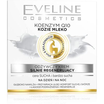 Eveline Cosmetics Q10 y Leche de Cabra Hidratante - Crema Facial Eveline Cosmetics Q10 y Leche de Cabra Hidratante - Crema Facial