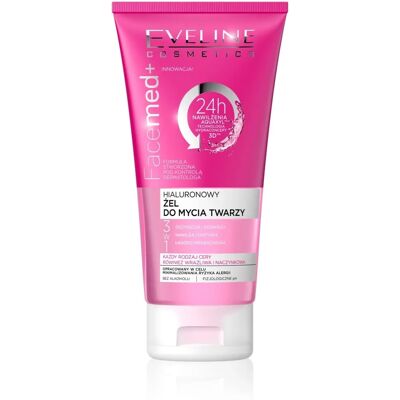 Eveline Cosmetics FaceMed+ Gel detergente 3 in 1 con acido ialuronico 150ml Eveline Cosmetics FaceMed+ Gel detergente 3 in 1 con acido ialuronico 150ml