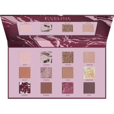 Eveline Cosmetics Shocking Nudes - 12-Farben Lidschattenpalette Eveline Cosmetics Shocking Nudes - 12-Farben Lidschattenpalette
