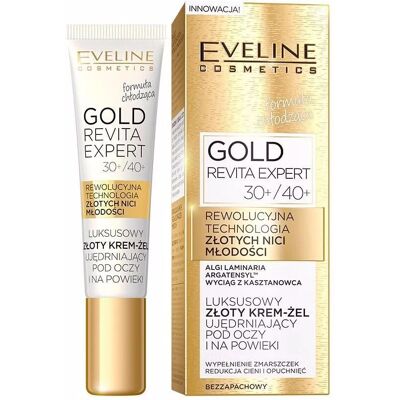 Eveline Cosmetics Gold Revita Expert 30+/40+ Augencreme Gel - Augencreme Eveline Cosmetics Gold Revita Expert 30+/40+ Augencreme Gel - Augencreme