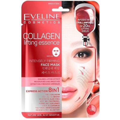 Eveline Cosmetics Kollagén Arcmaszk - Hidratáló, Anti-Aging Eveline Cosmetics Kollagén Arcmaszk - Hidratáló, Anti-Aging