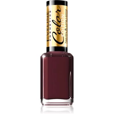 Eveline Cosmetics Brown 129 Nail Polish - High Coverage, 12ml Eveline Cosmetics Brown 129 Nail Polish - High Coverage, 12ml