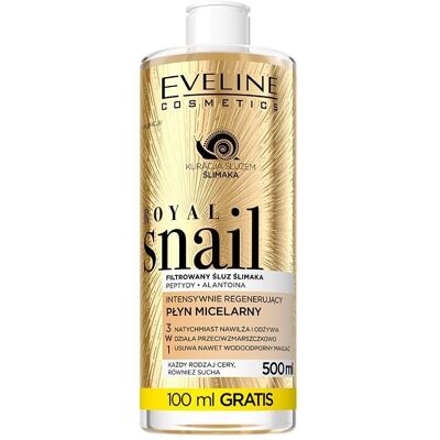 Eveline Cosmetics Royal Snail Mizellenwasser 500 ml - Regenerierende Wirkung Eveline Cosmetics Royal Snail Mizellenwasser 500 ml - Regenerierende Wirkung