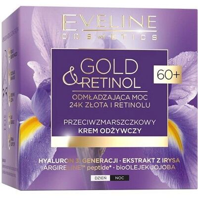 Eveline Cosmetics Gold & Retinol 60+ Anti-Faltencreme Eveline Cosmetics Gold & Retinol 60+ Anti-Faltencreme