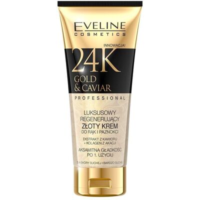 Eveline 24k Gold & Caviar Hånd- og neglecreme - Hånd- og neglecreme Eveline 24k Gold & Caviar Hånd- og neglecreme - Hånd- og neglecreme
