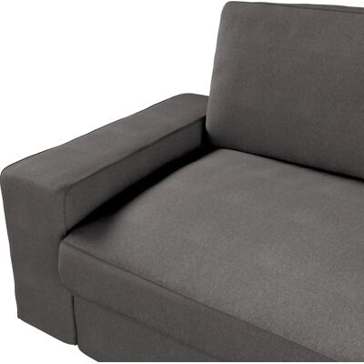 Dekoria - Kivik 3-Sitz - Grau - 228x95x83 cm - Sofaüberwurf Dekoria - Kivik 3-Sitz - Grau - 228x95x83 cm - Sofaüberwurf
