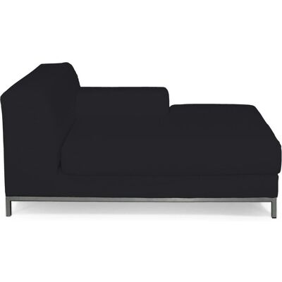 Dekoria Etna schwarzer Rechts-Chaise-Sofabezug Dekoria Etna schwarzer Rechts-Chaise-Sofabezug