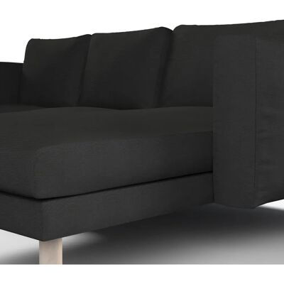 IKEA - Norsborg - Schwarz - 3-Sitzer Chaise - Sofabezug IKEA - Norsborg - Schwarz - 3-Sitzer Chaise - Sofabezug