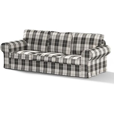 DEKORIA Edinburgh Schwarz-Weiß Karo 3er Couchbezug - Couchbezug DEKORIA Edinburgh Schwarz-Weiß Karo 3er Couchbezug - Couchbezug