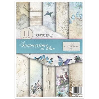 ART Creatiefset Rp017 Zomer in Blauw - Knutselset ART Creatiefset Rp017 Zomer in Blauw - Knutselset