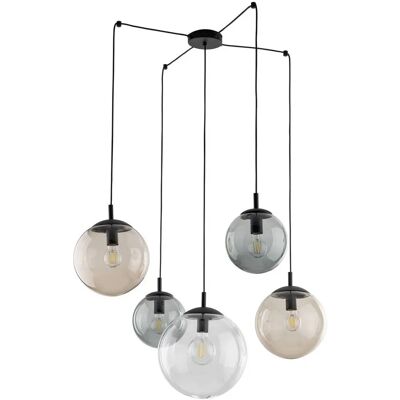 TK Lighting Esme Globe Cluster Lampa su Sufitto Nera - Lampa Wisząca TK Lighting Esme Globe Cluster Lampa su Sufitto Nera - Lampa Wisząca