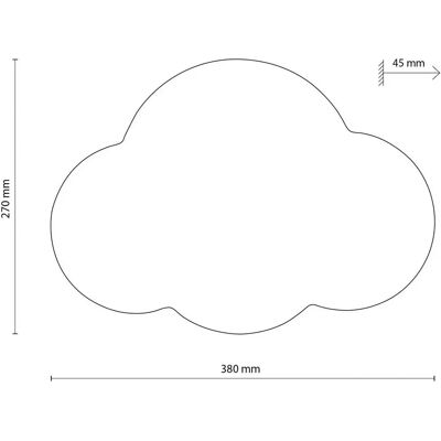 TK Lighting Różowa Cloud Lampa ścienna - 2xG9 - Lampa ścienna TK Lighting Różowa Cloud Lampa ścienna - 2xG9 - Lampa ścienna
