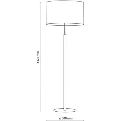 Lampa podłogowa TK Lighting Deva z abażurem Sosna, Kremowa - Lampa podłogowa Lampa podłogowa TK Lighting Deva z abażurem Sosna, Kremowa - Lampa podłogowa