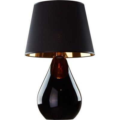 Lampa stołowa TK Lighting Lacrima Czarny/Złoty - E27, 60W Lampa stołowa TK Lighting Lacrima Czarny/Złoty - E27, 60W