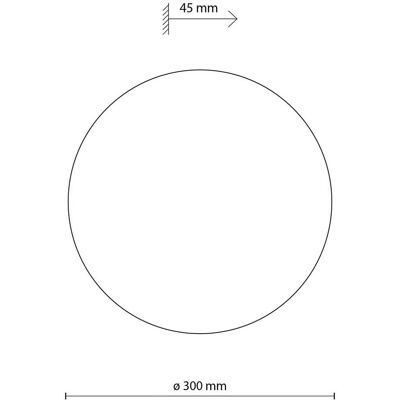 TK Lighting Beiger runder Wandleuchte - 3x6W - Modernes Interieur TK Lighting Beiger runder Wandleuchte - 3x6W - Modernes Interieur