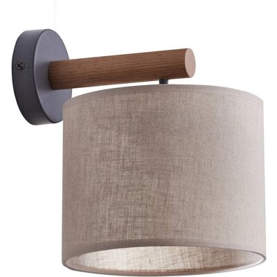 Lampa ścienna TK Lighting Deva - Klasyczny klosz, Kremowy Lampa ścienna TK Lighting Deva - Klasyczny klosz, Kremowy